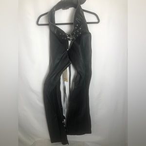 BNWT Large Womens Genuine Leather Riding Chaps 🖤